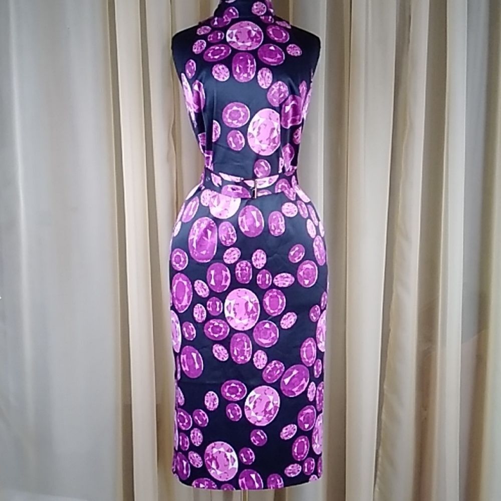 MISS TINA MULTICOLOR DRESS - Picture 2 of 16